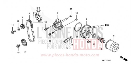 POMPE A HUILE FJS400D6 de 2006